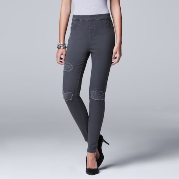 Simply Vera Vera Wang Ripped Denim 
